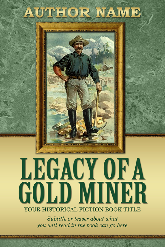 Pre-made Book Cover Design for Western, Historical