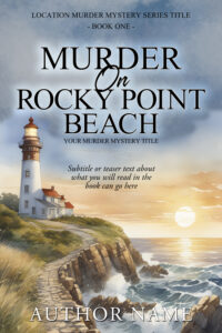 Pre-made Book Cover Design for Cozy Mystery, Murder, Crime Series