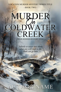 Pre-made Book Cover Design for Cozy Mystery, Murder, Crime Thriller